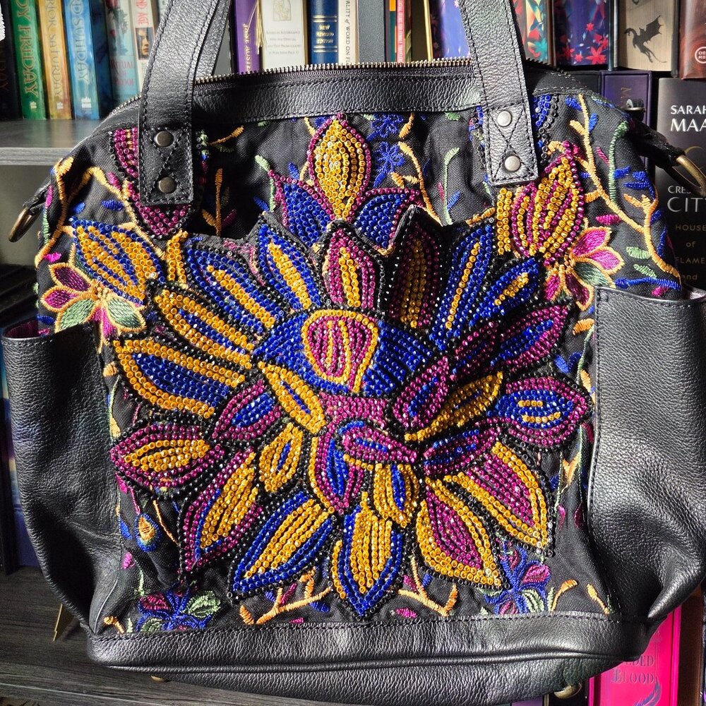 Beautiful Guatemalan sparkle handbag